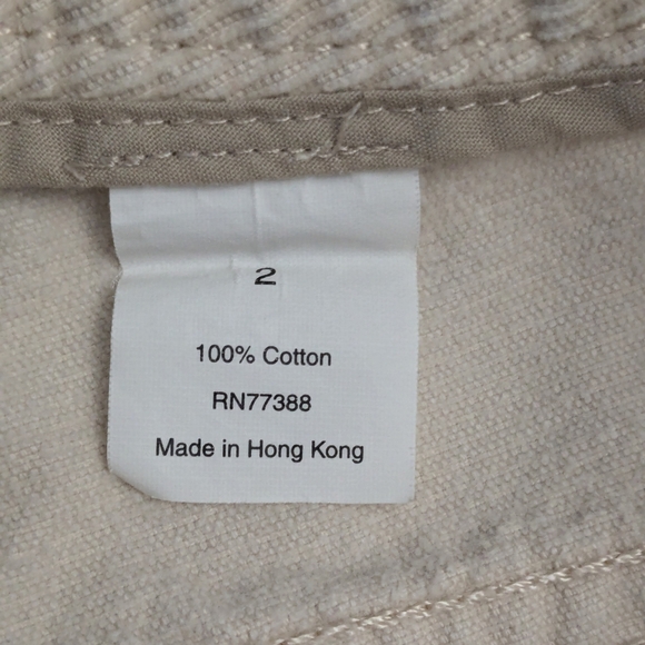 FINAL DAYS $5 J. Crew Factory Low Fit Cream Pants Size 2 CLOSET CLOSING - Picture 9 of 9